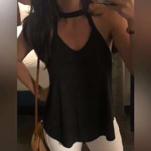 AE Soft & Sexy Sueded Cut Out Tank